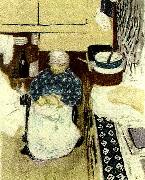 Edouard Vuillard kokerskan oil painting